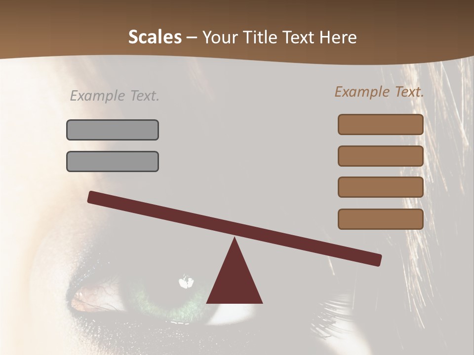 View Symbol Female PowerPoint Template