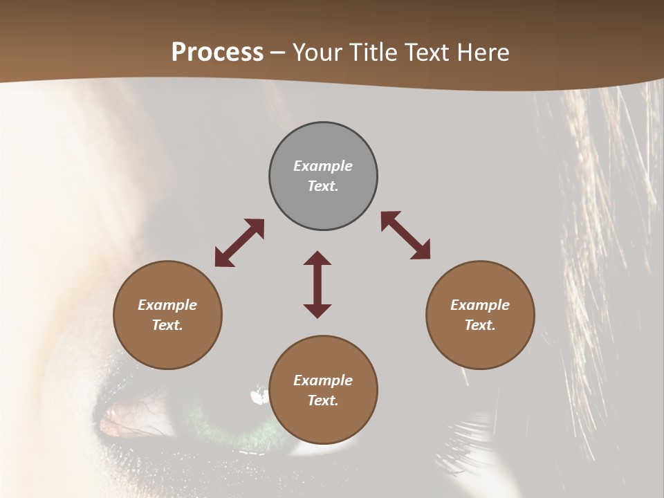 View Symbol Female PowerPoint Template