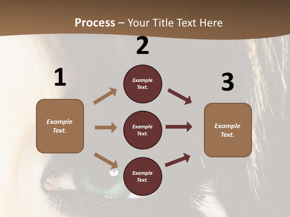 View Symbol Female PowerPoint Template