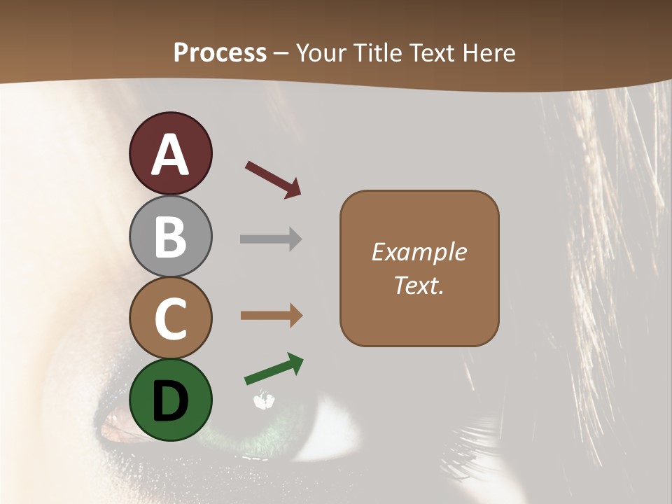 View Symbol Female PowerPoint Template