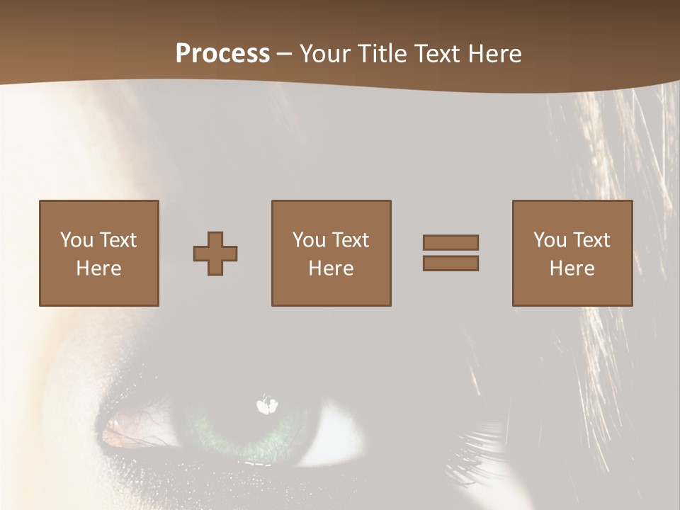 View Symbol Female PowerPoint Template