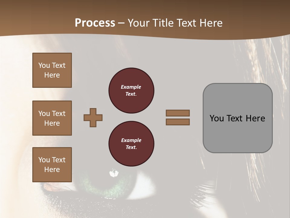 View Symbol Female PowerPoint Template