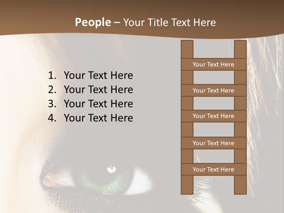 View Symbol Female PowerPoint Template