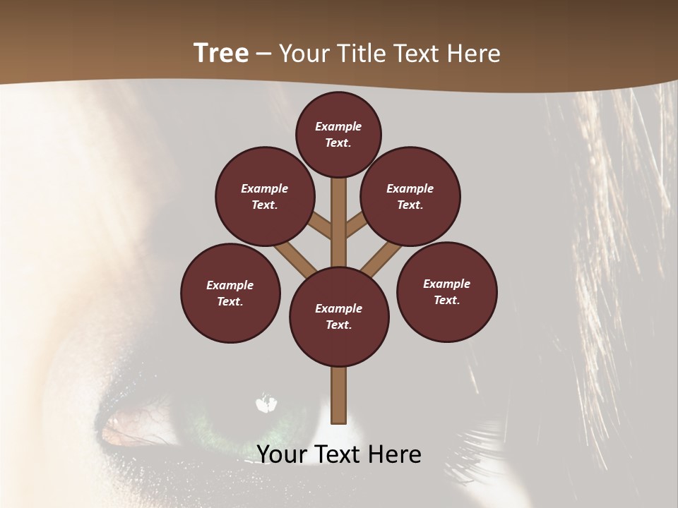 View Symbol Female PowerPoint Template