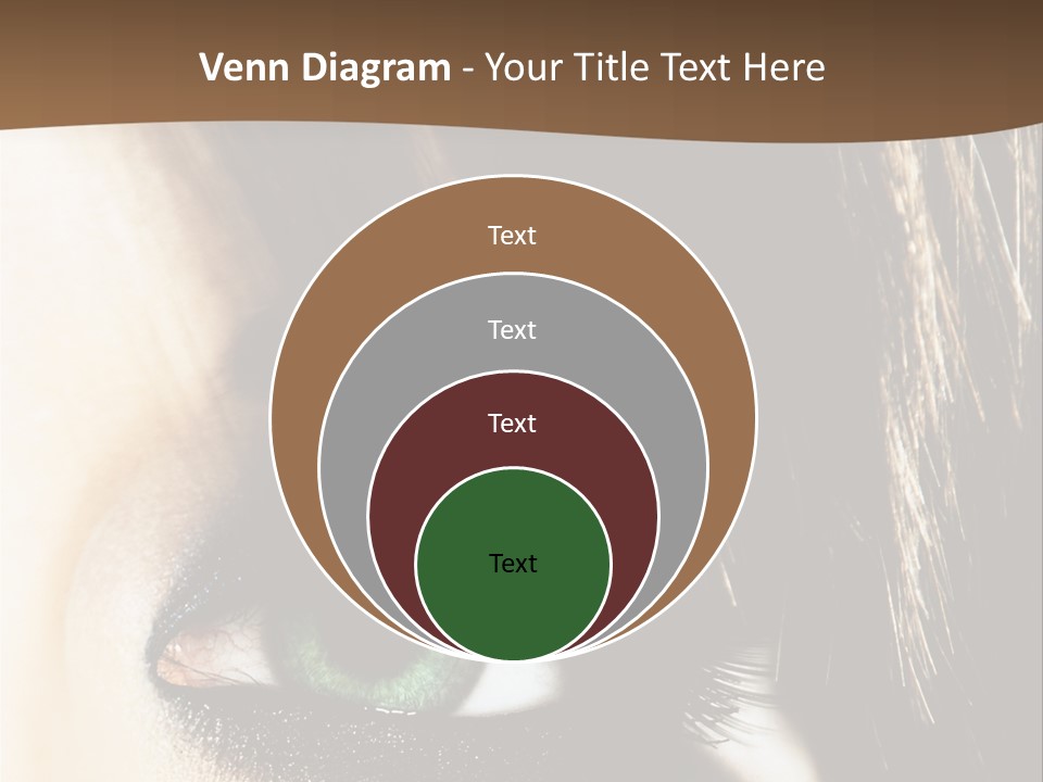 View Symbol Female PowerPoint Template