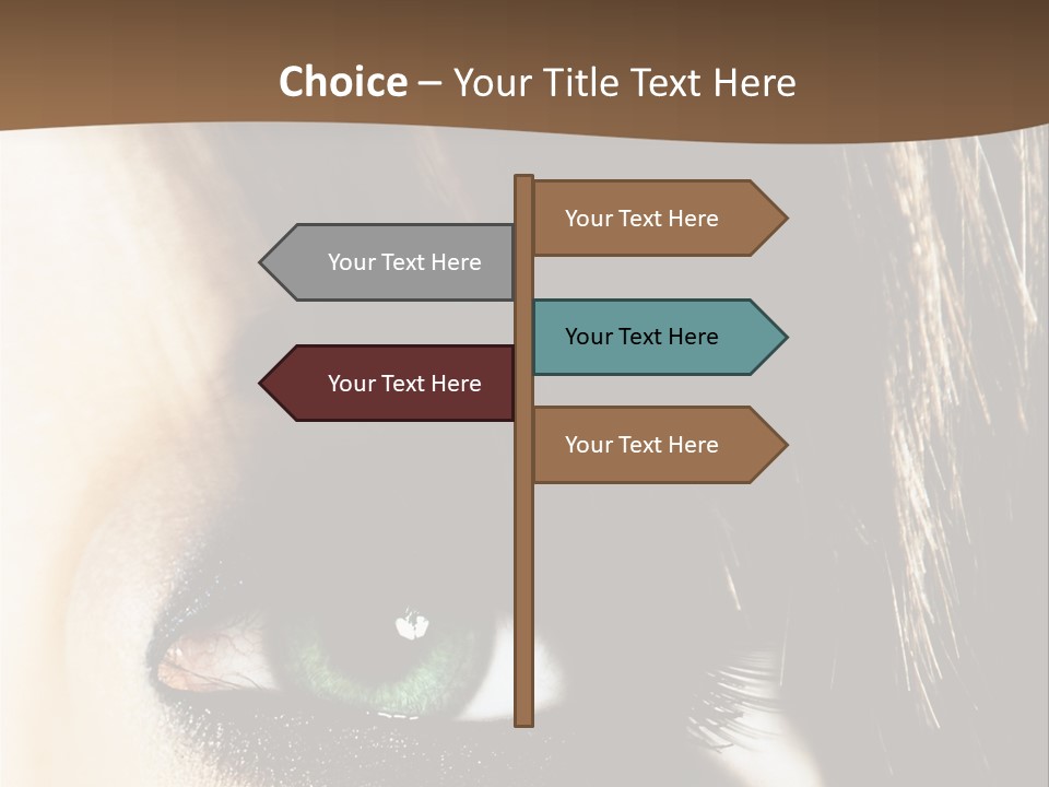 View Symbol Female PowerPoint Template