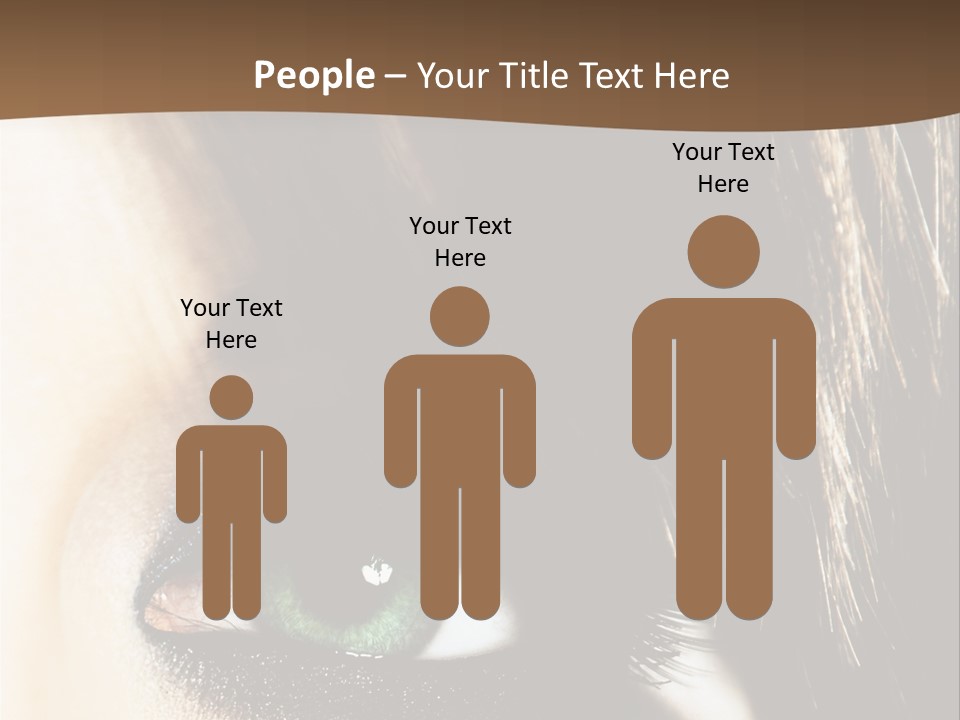 View Symbol Female PowerPoint Template