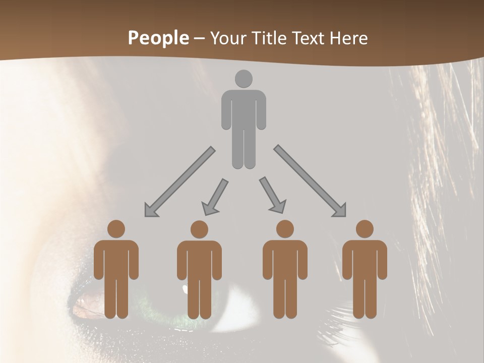 View Symbol Female PowerPoint Template