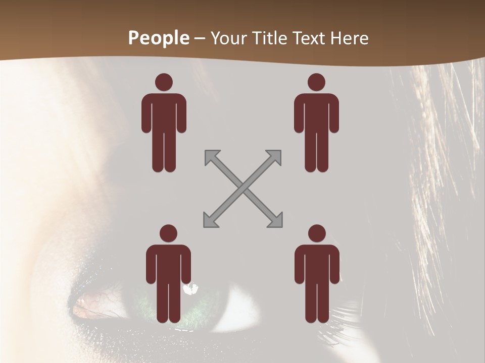 View Symbol Female PowerPoint Template