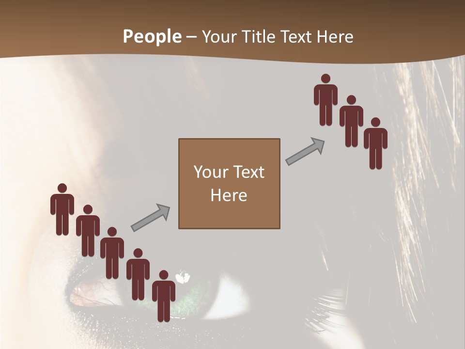 View Symbol Female PowerPoint Template