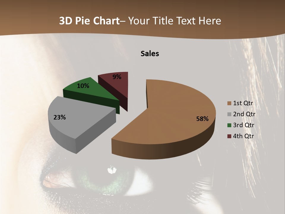 View Symbol Female PowerPoint Template