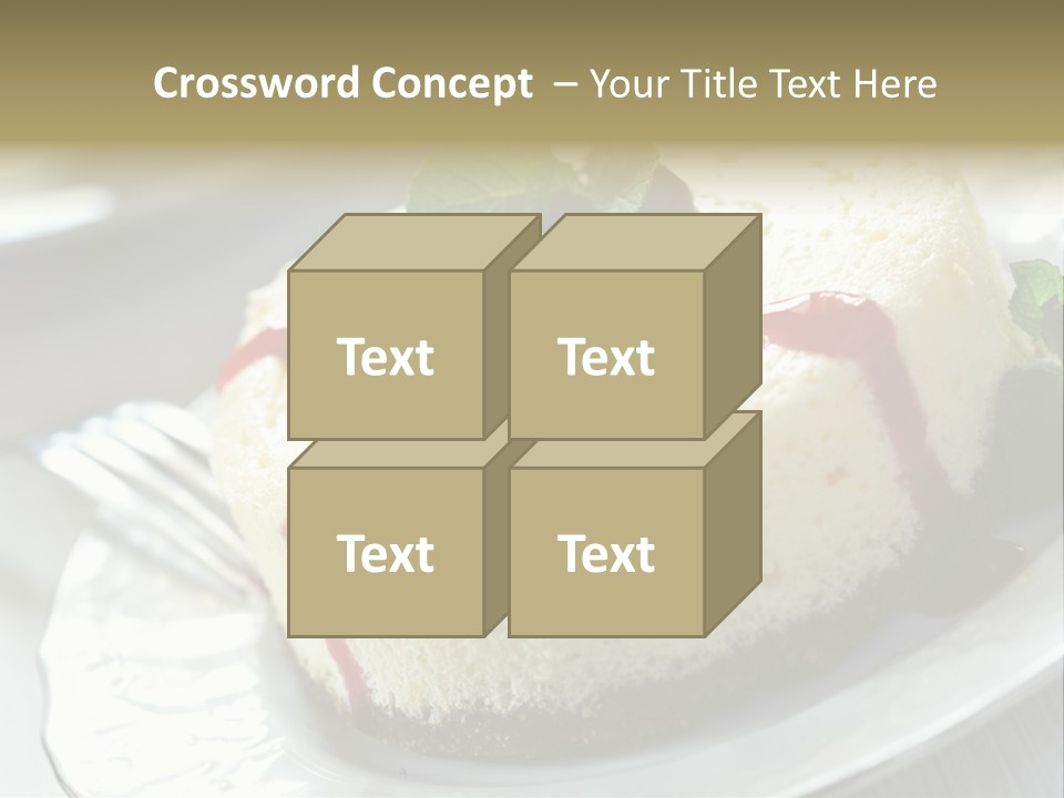 Dish Yummy Plate PowerPoint Template