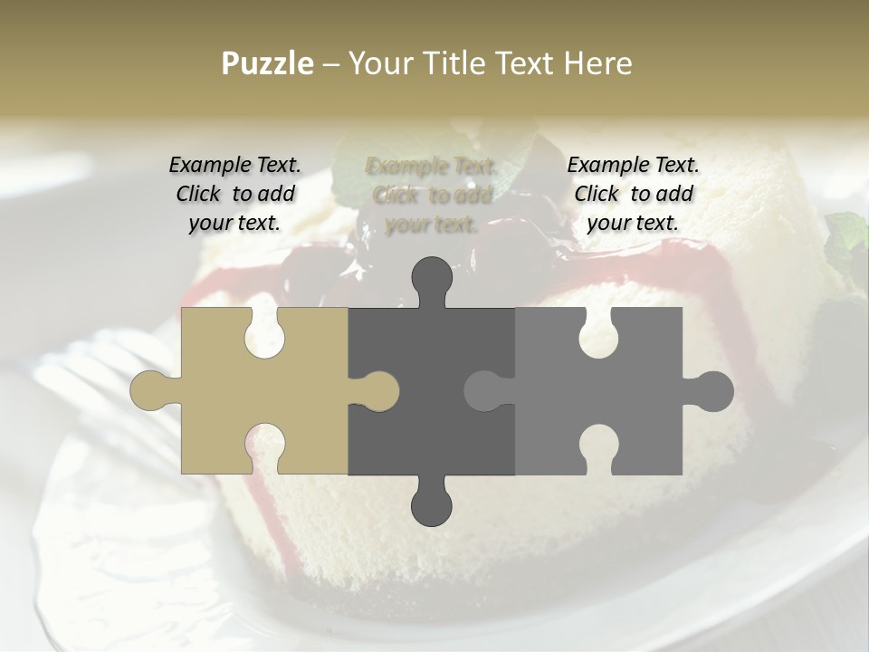 Dish Yummy Plate PowerPoint Template