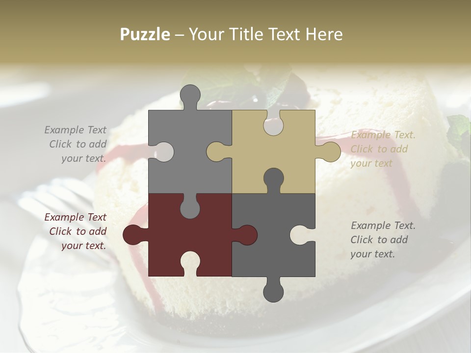 Dish Yummy Plate PowerPoint Template