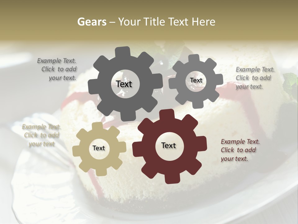 Dish Yummy Plate PowerPoint Template