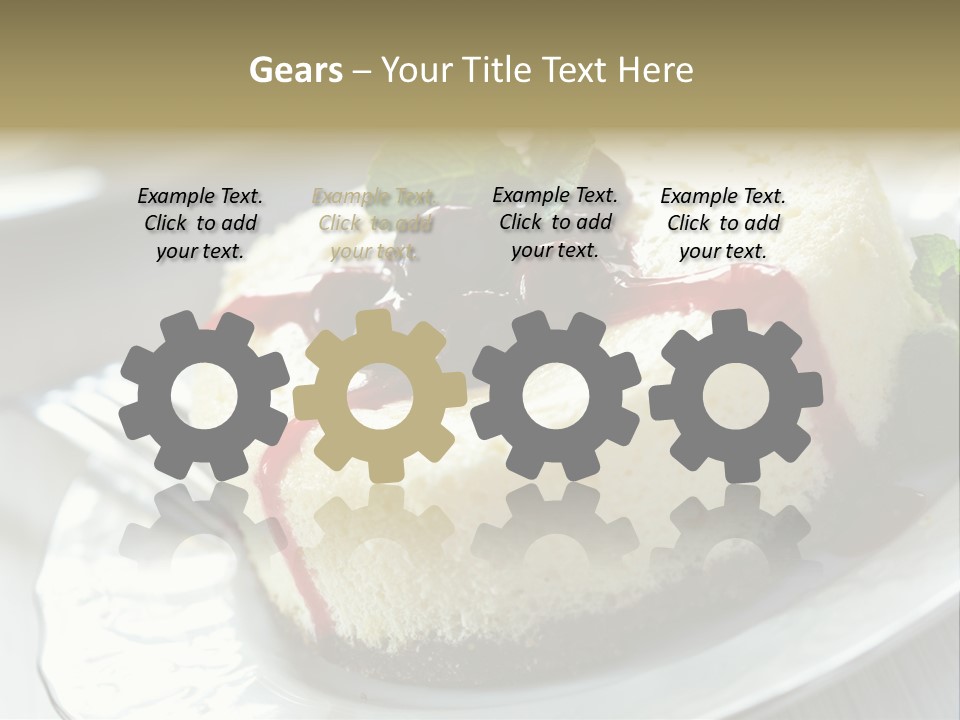 Dish Yummy Plate PowerPoint Template