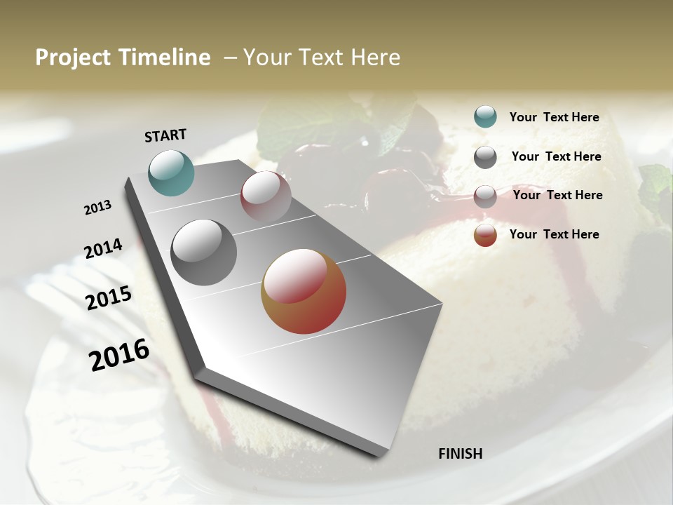 Dish Yummy Plate PowerPoint Template