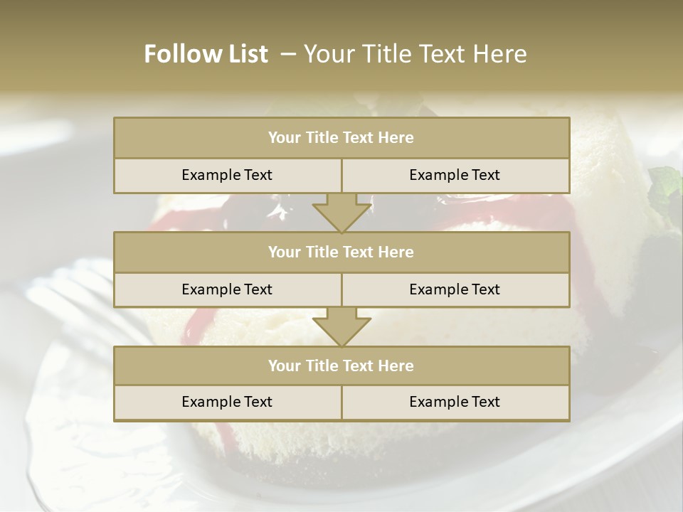 Dish Yummy Plate PowerPoint Template