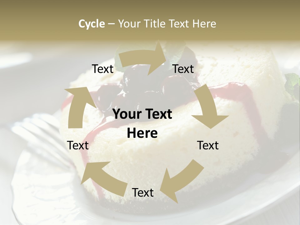 Dish Yummy Plate PowerPoint Template