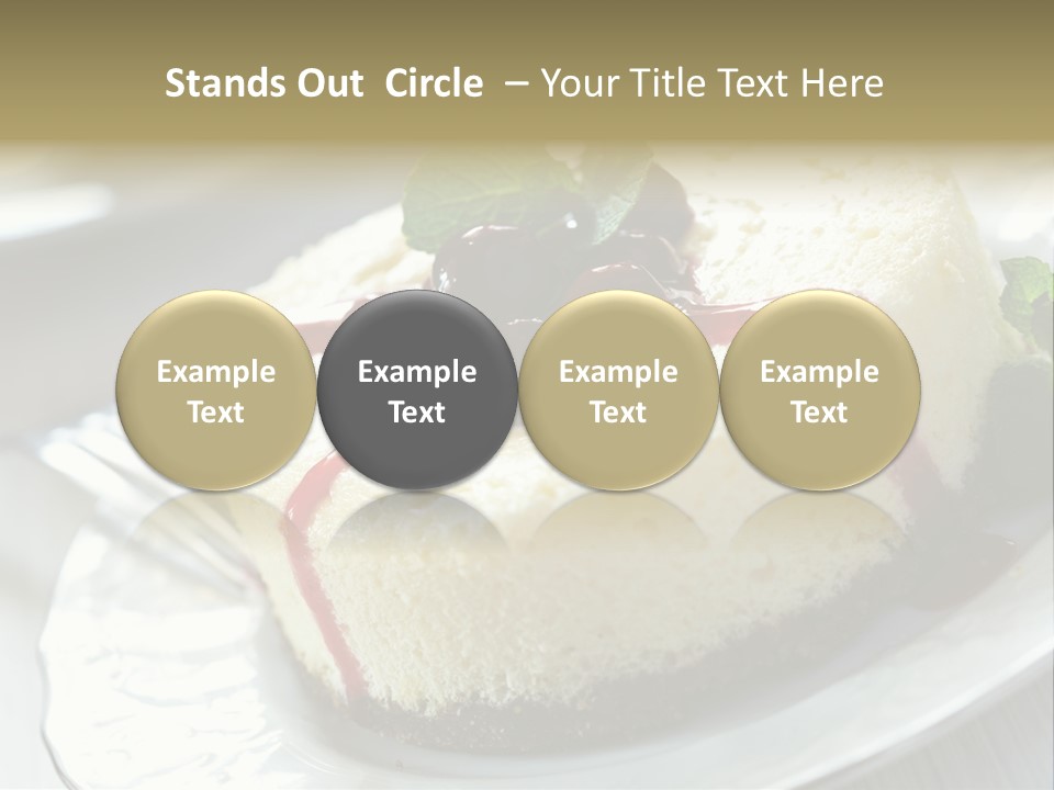Dish Yummy Plate PowerPoint Template