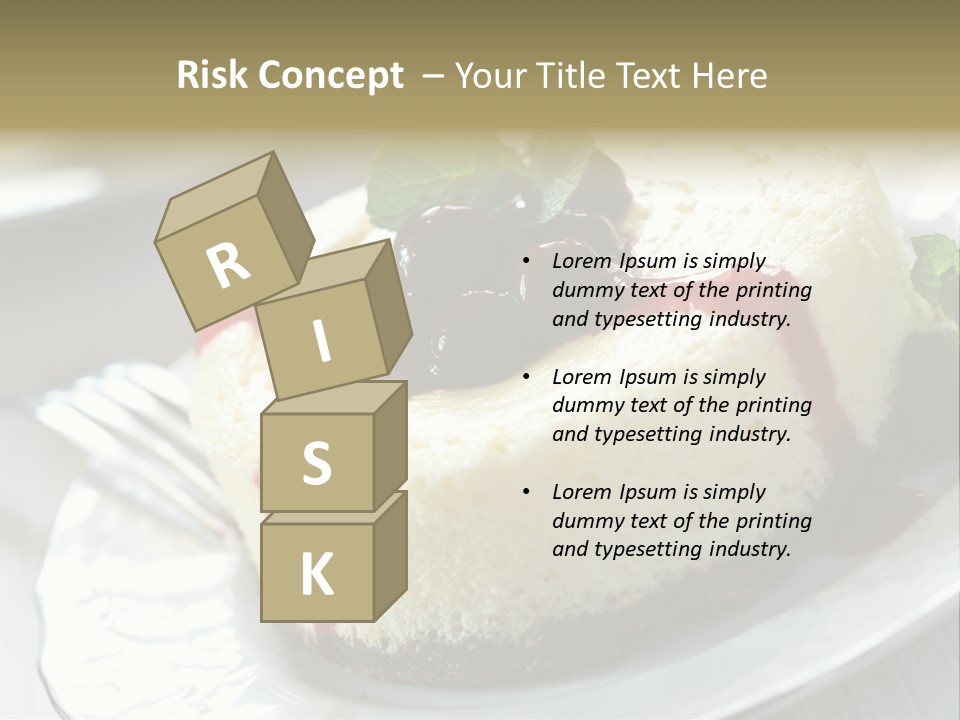 Dish Yummy Plate PowerPoint Template