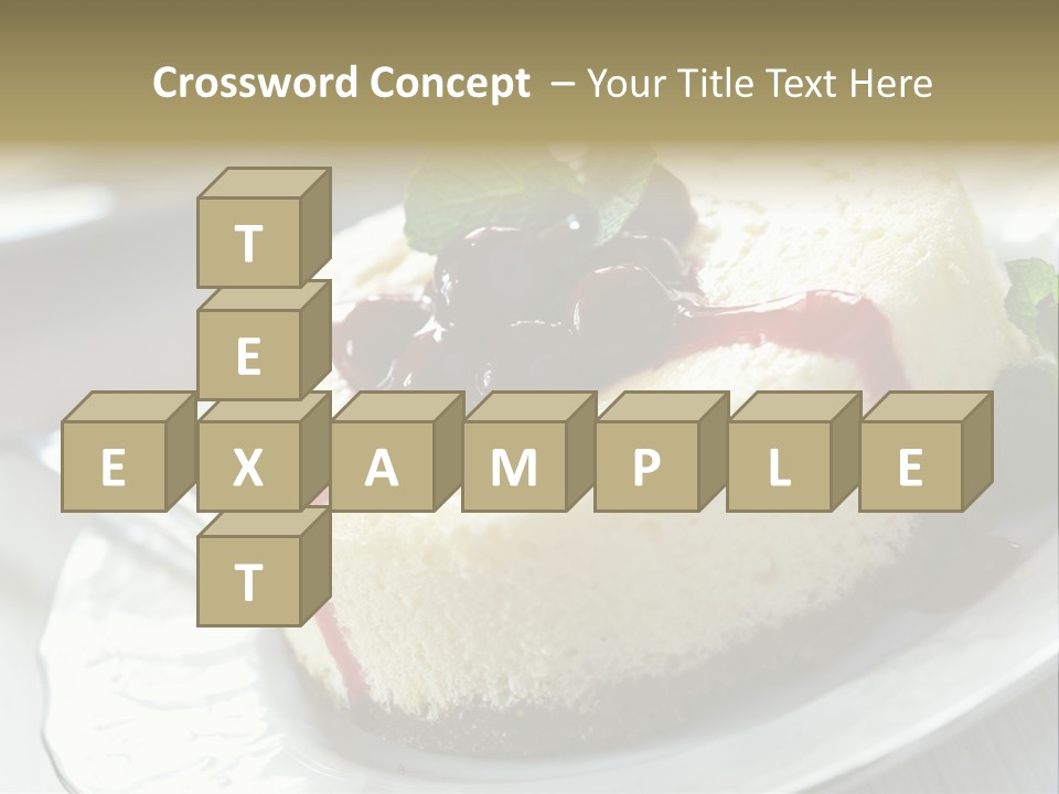 Dish Yummy Plate PowerPoint Template