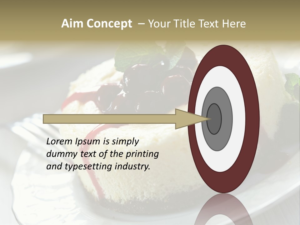 Dish Yummy Plate PowerPoint Template