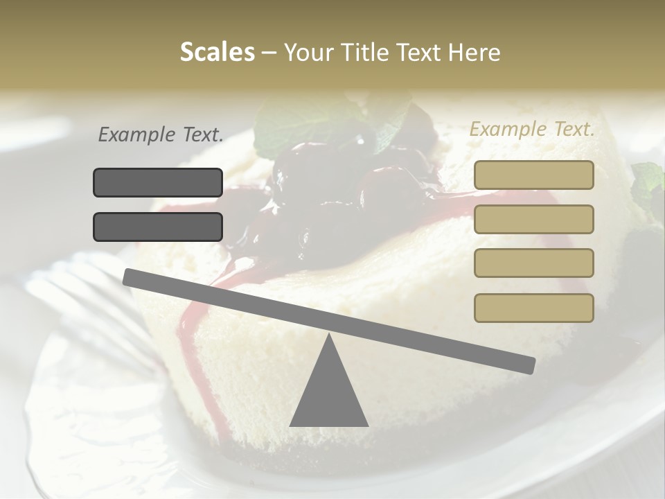 Dish Yummy Plate PowerPoint Template