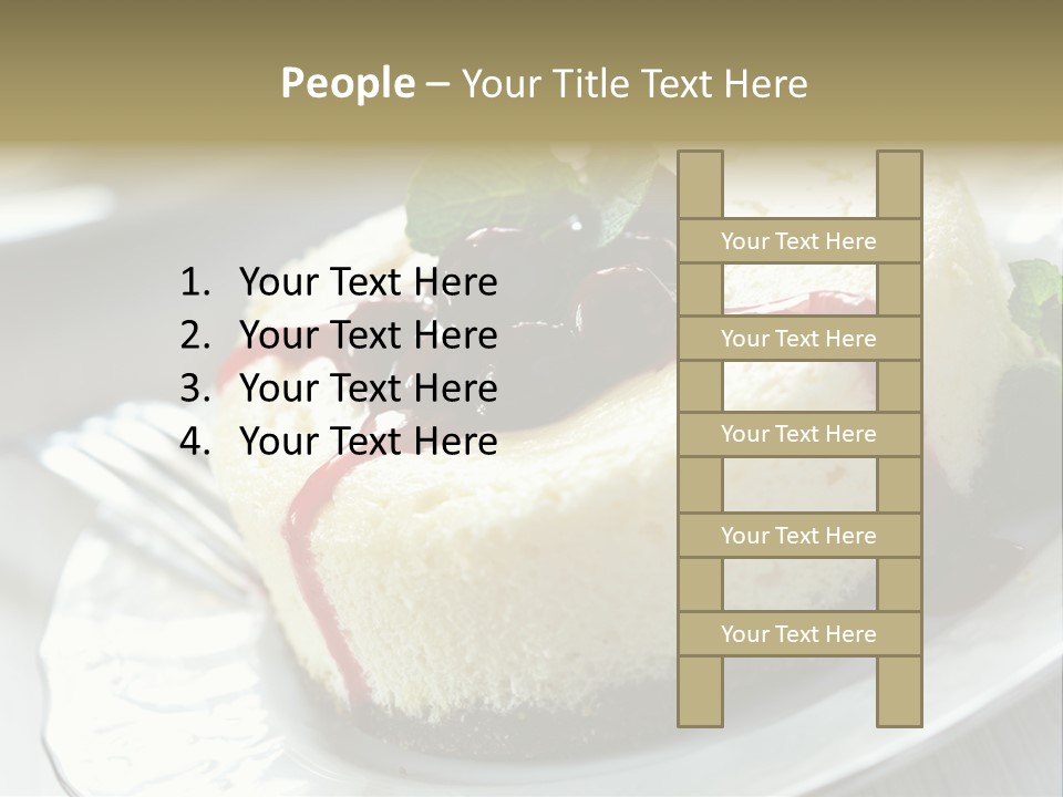 Dish Yummy Plate PowerPoint Template