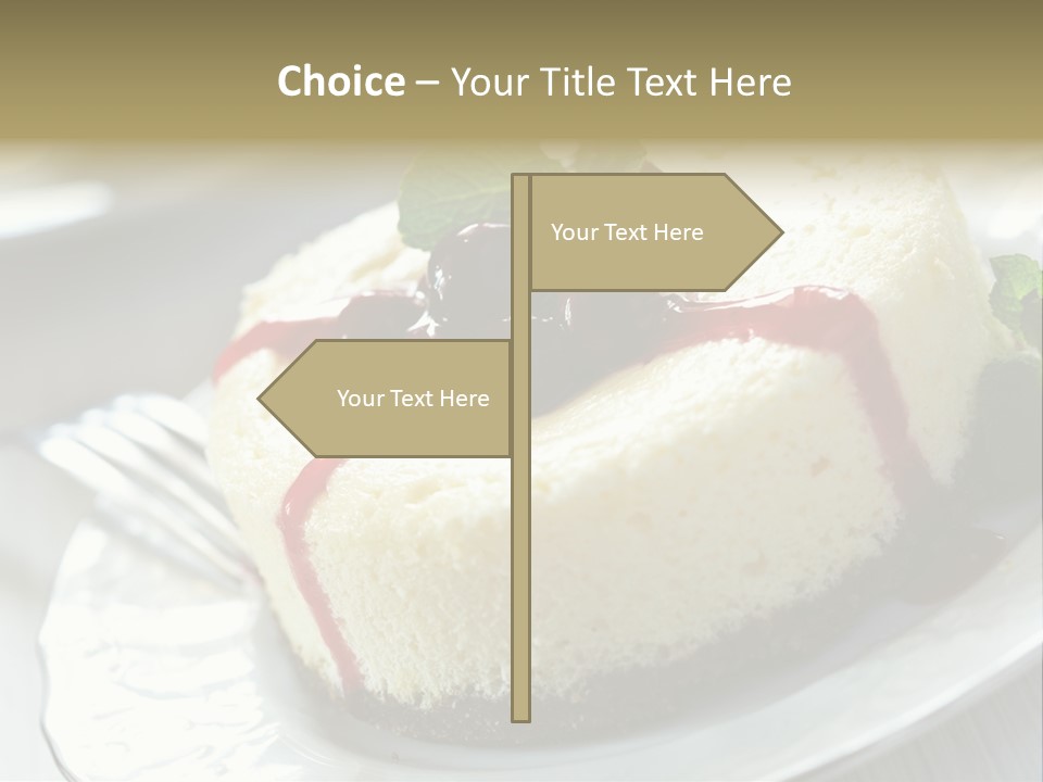 Dish Yummy Plate PowerPoint Template