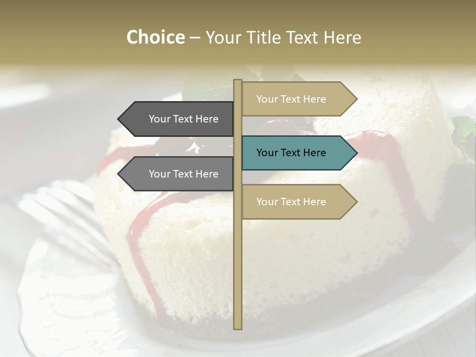 Dish Yummy Plate PowerPoint Template