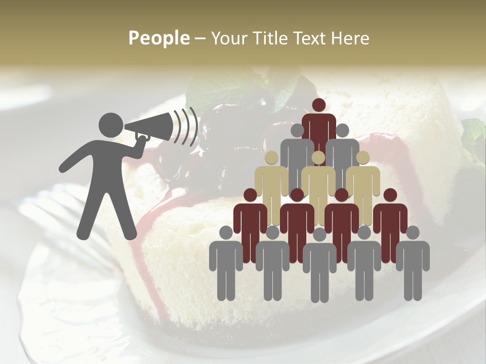 Dish Yummy Plate PowerPoint Template