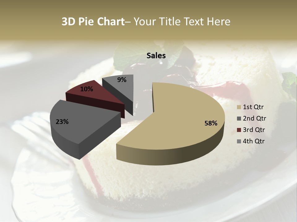 Dish Yummy Plate PowerPoint Template