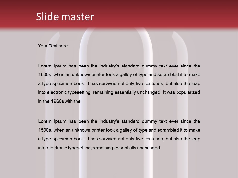 Unlabeled Merlot Unopened PowerPoint Template