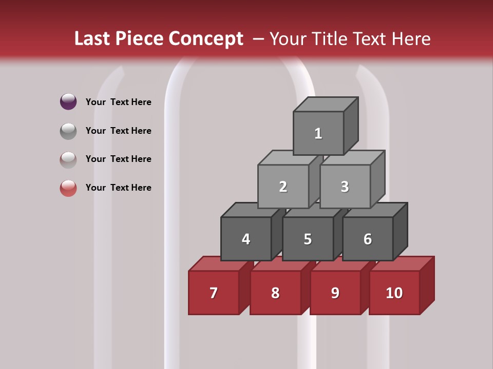 Unlabeled Merlot Unopened PowerPoint Template