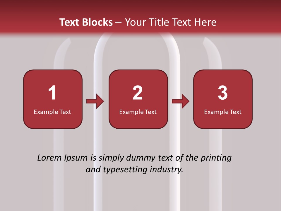 Unlabeled Merlot Unopened PowerPoint Template