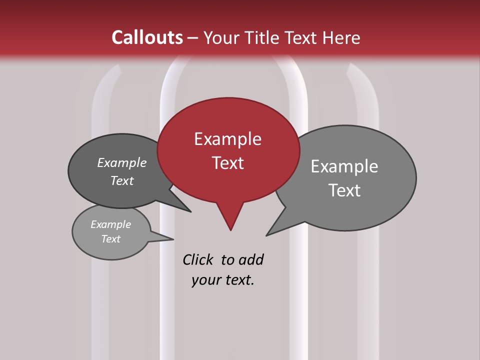 Unlabeled Merlot Unopened PowerPoint Template