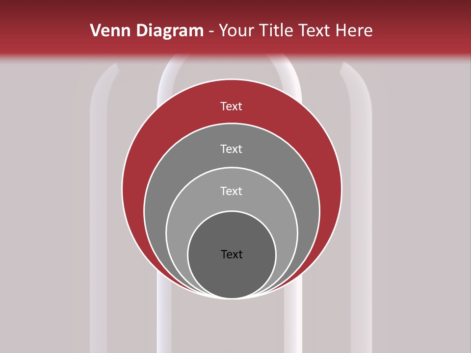 Unlabeled Merlot Unopened PowerPoint Template