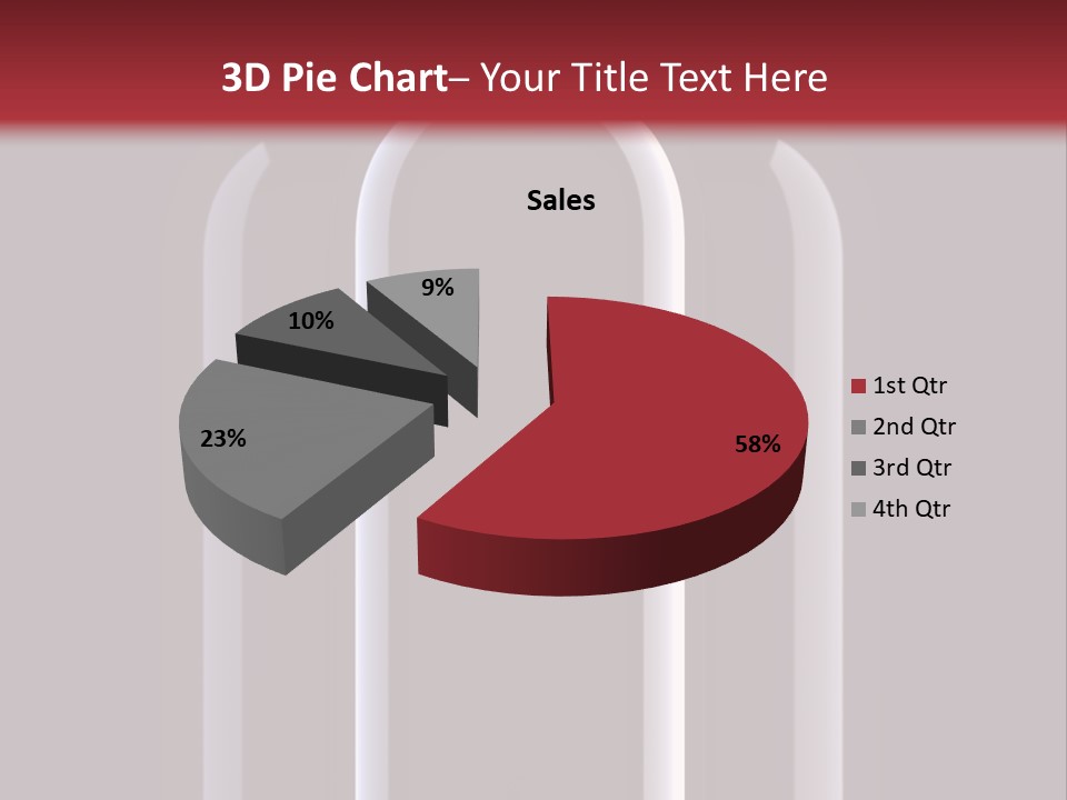 Unlabeled Merlot Unopened PowerPoint Template