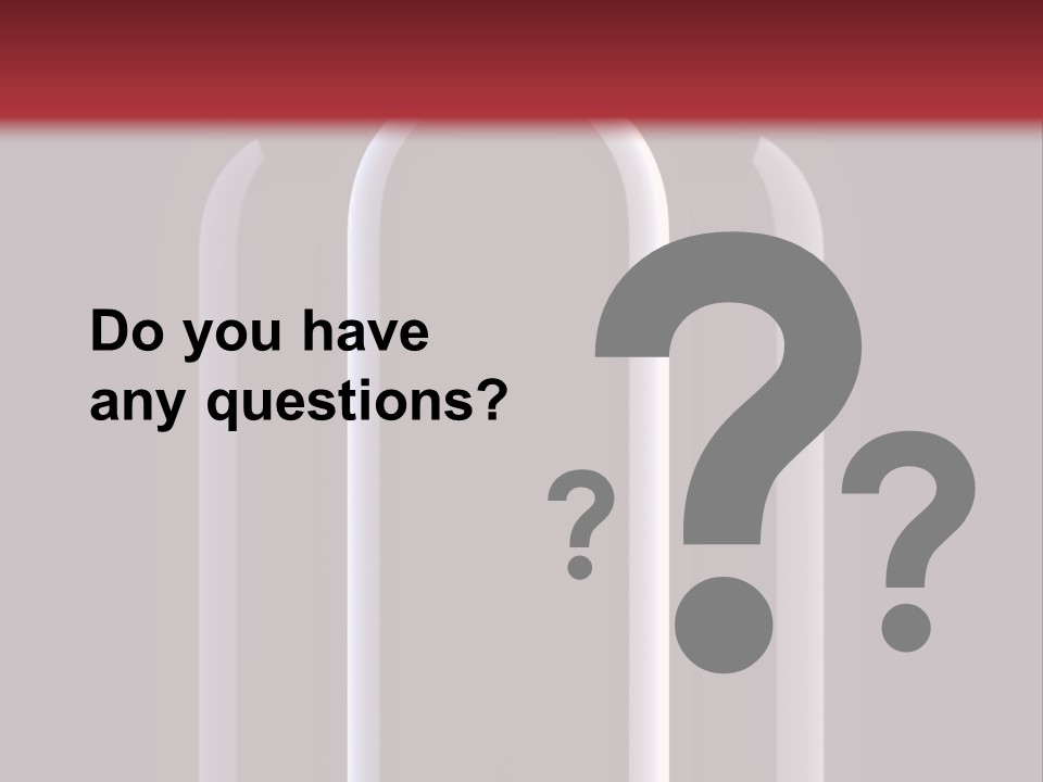 Unlabeled Merlot Unopened PowerPoint Template