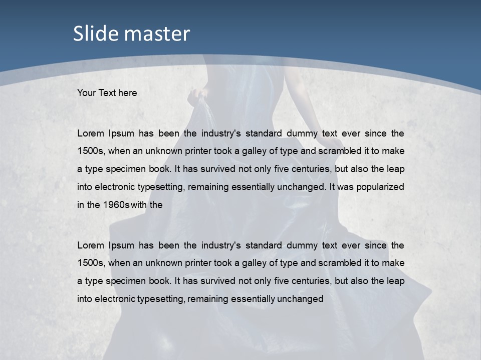 Dress Background Fabric PowerPoint Template