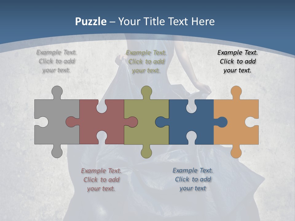 Dress Background Fabric PowerPoint Template