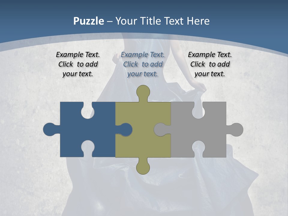 Dress Background Fabric PowerPoint Template