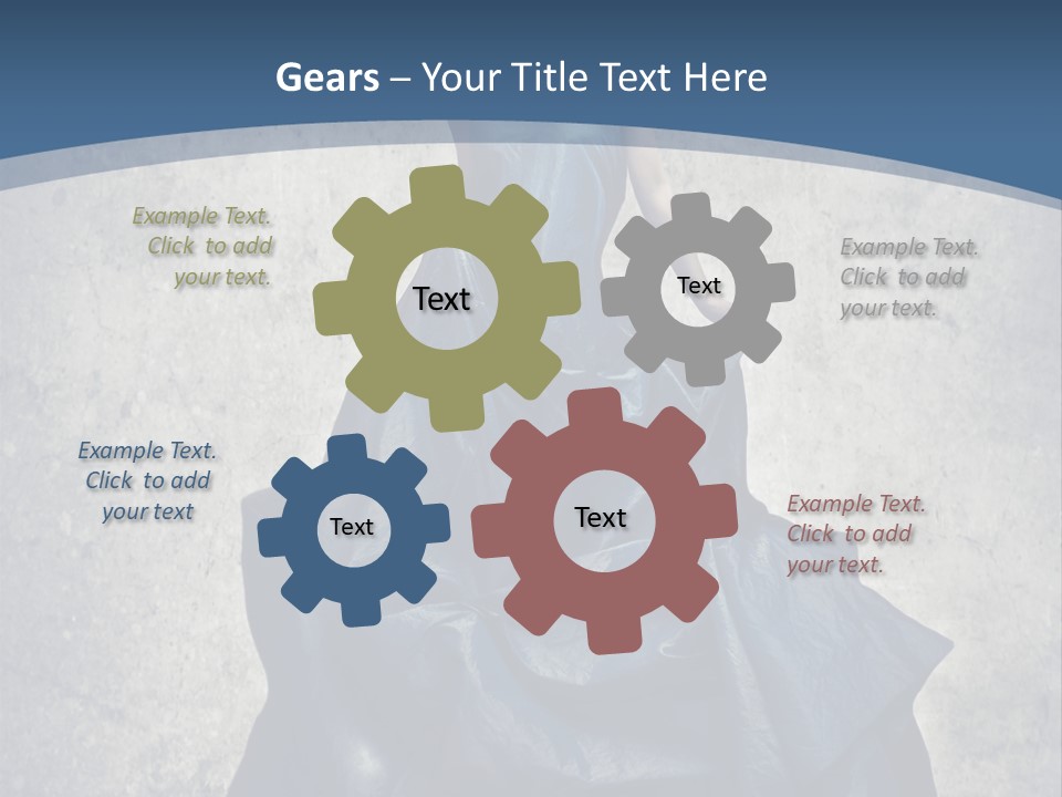 Dress Background Fabric PowerPoint Template