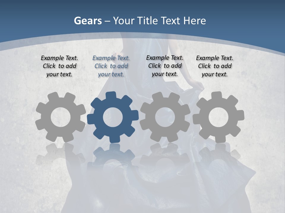 Dress Background Fabric PowerPoint Template