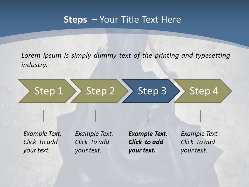 Dress Background Fabric PowerPoint Template