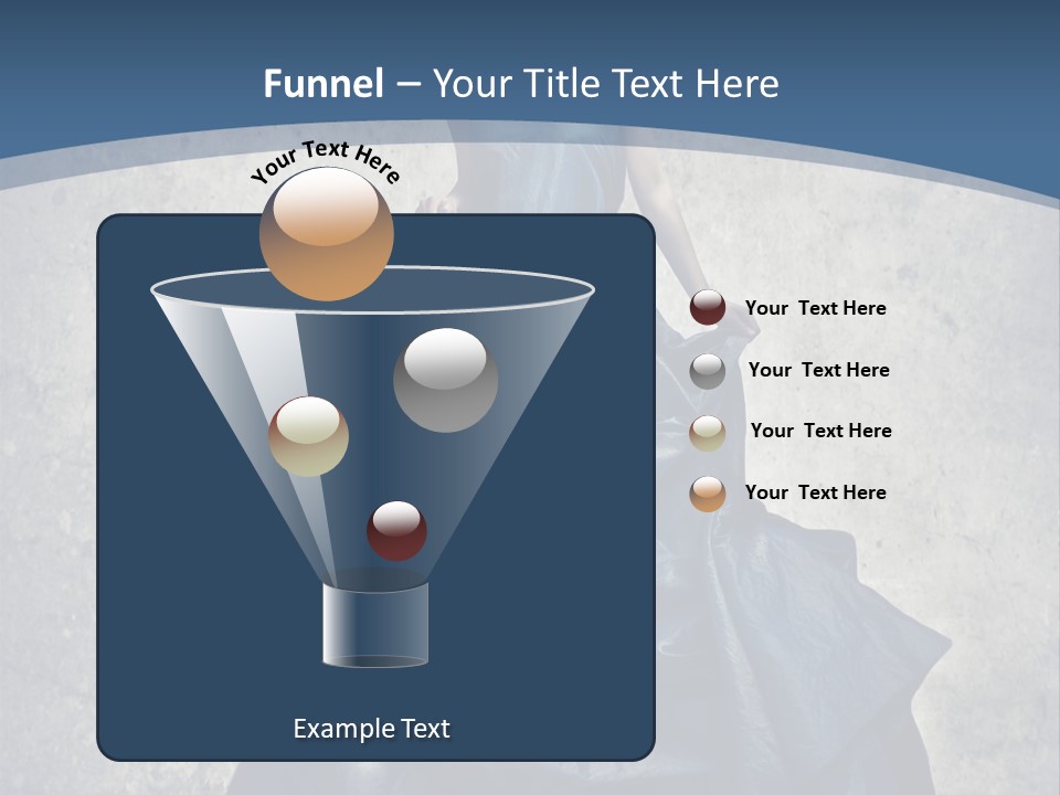 Dress Background Fabric PowerPoint Template