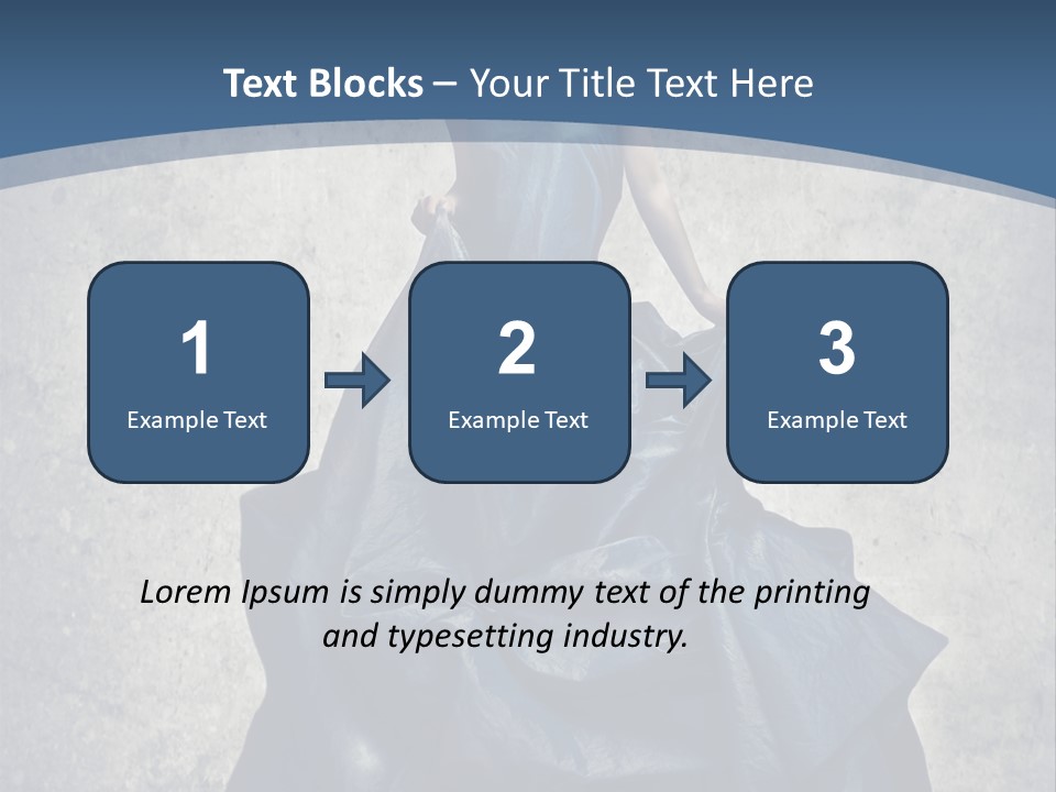 Dress Background Fabric PowerPoint Template