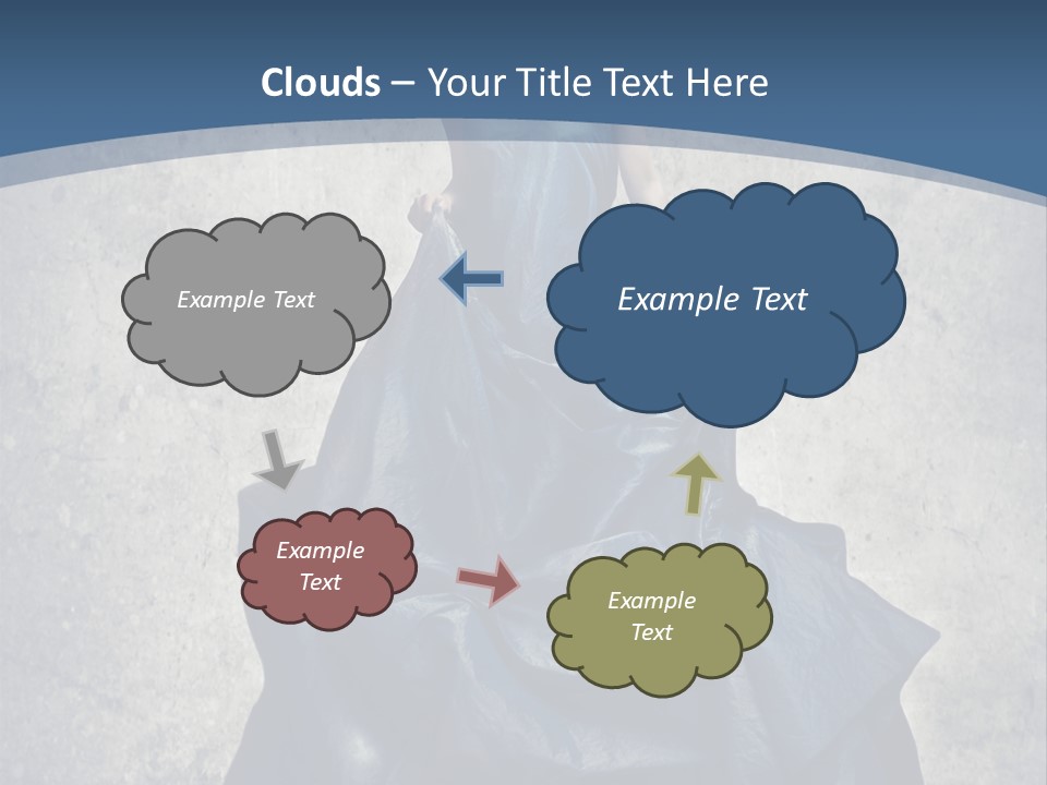 Dress Background Fabric PowerPoint Template