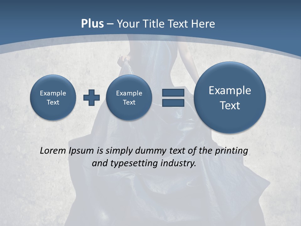 Dress Background Fabric PowerPoint Template